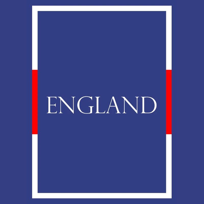 Angleterre, Royaume-Uni, Lettrage de déclaration avec drapeau