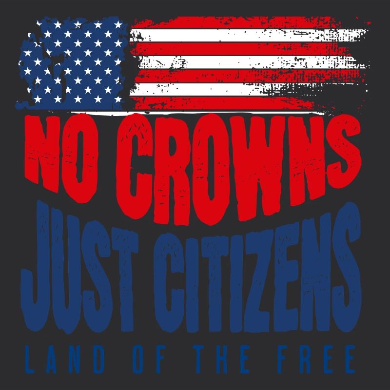 No Crowns Just Presidents Eagle No King