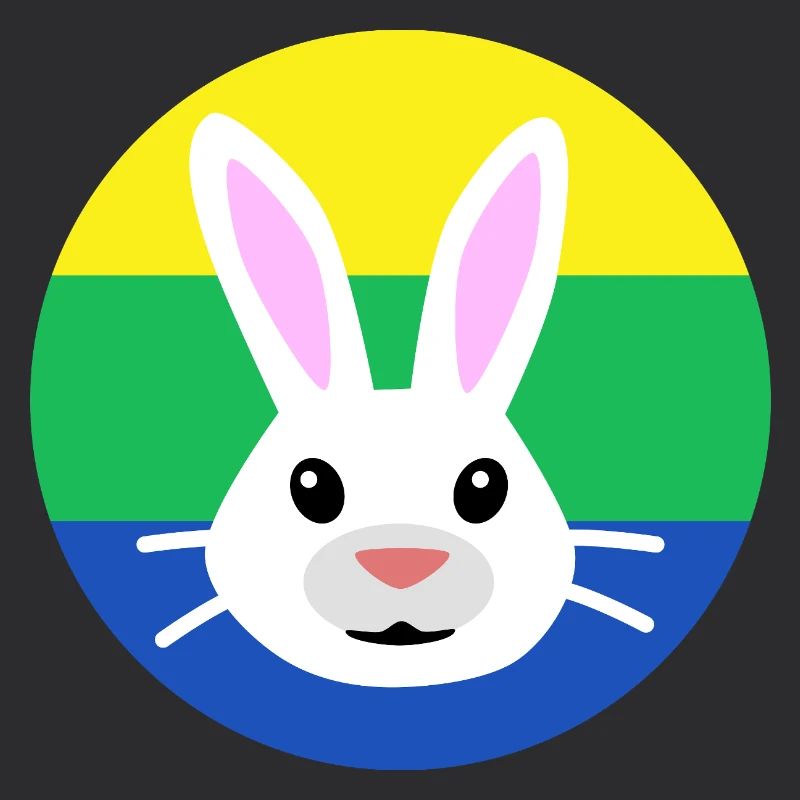 Bunny Face Flag | ~NU relations | Vector