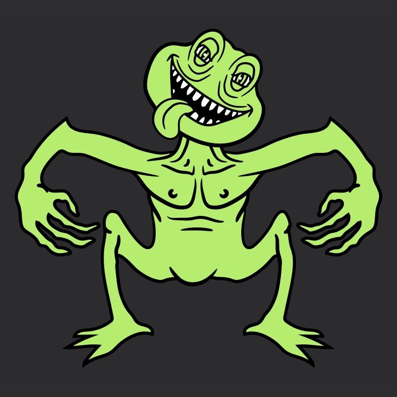 verrueckt daemon gnom klein horror halloween gesic