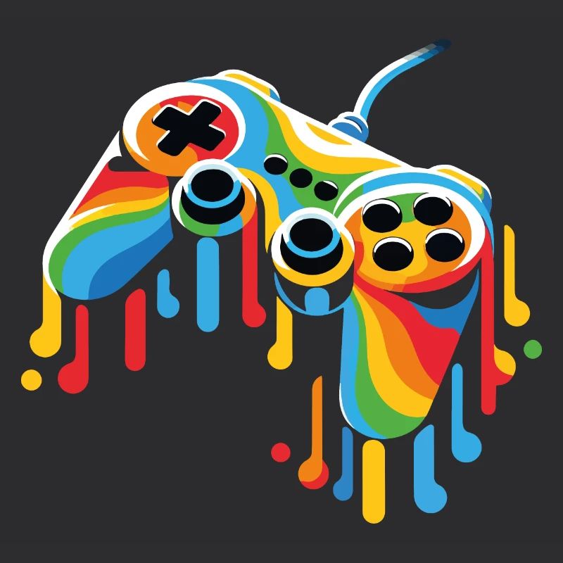 Schmelzender Gamecontroller