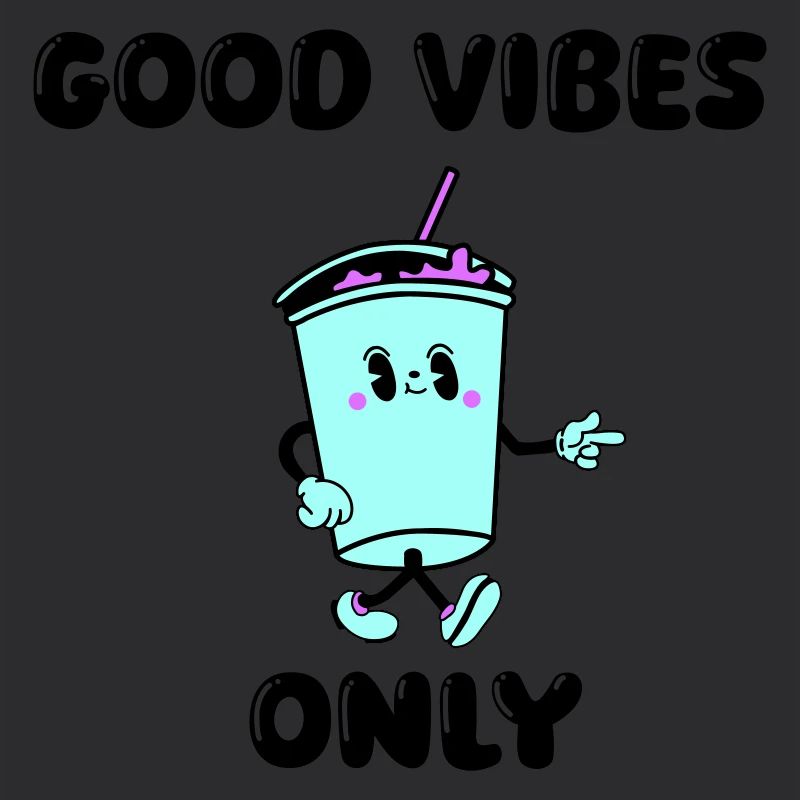 Buvez des vibrations de dessin animé