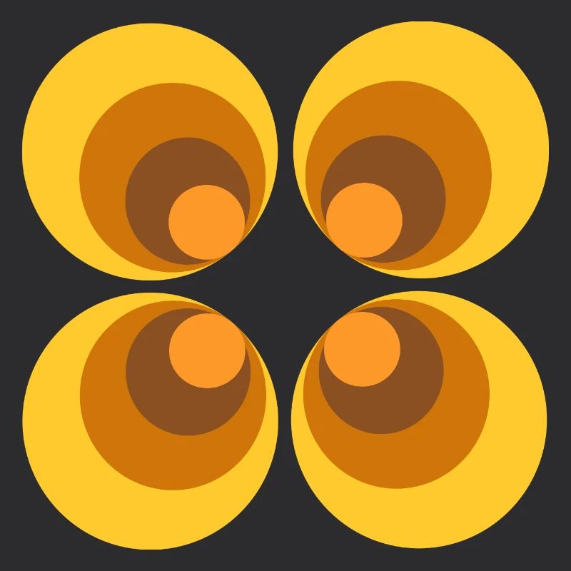 70s Flower Pattern Retro