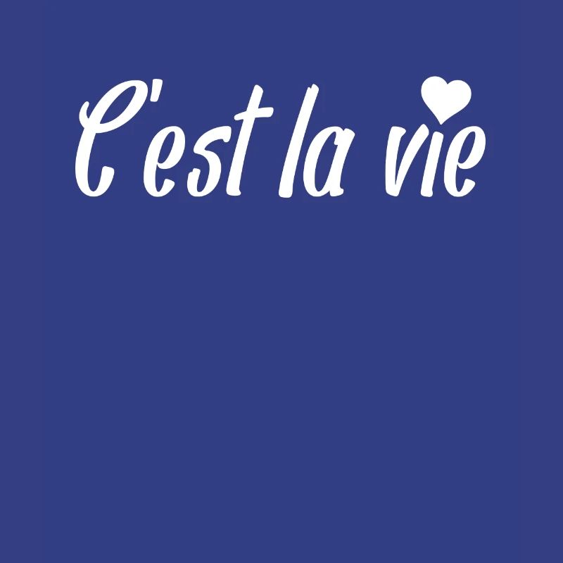 C’est la Vie Script mit Herz