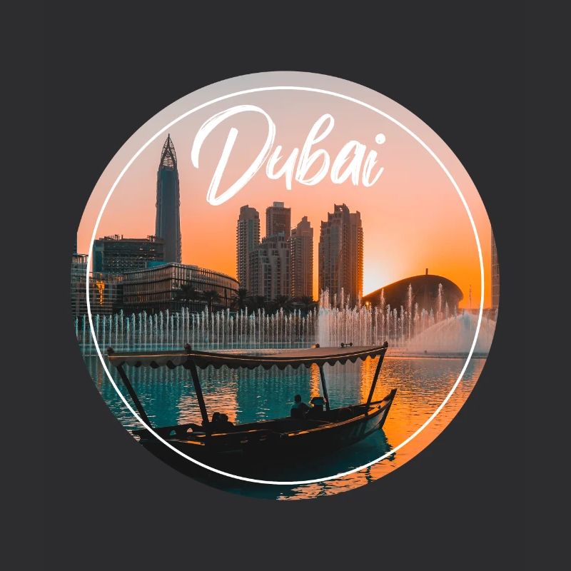 Bateau Skyline du Coucher de Dubaï