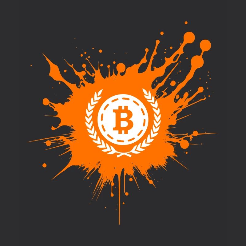 Bitcoin Crypto Cryptocurrency Splash