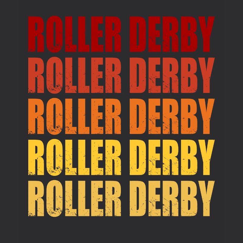 Roller Derby Rétro Vintage Graphique