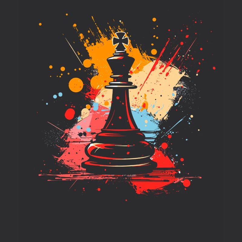 Chess Pieces Graffiti