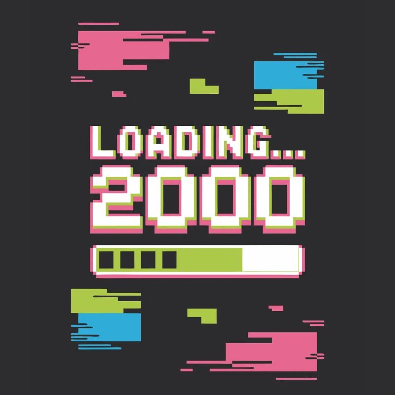 Retro Loading 2000 Pixel