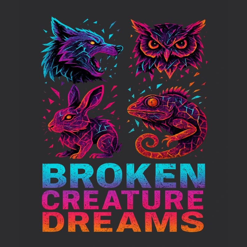 Bizarre Abstract Animals Broken Creatures