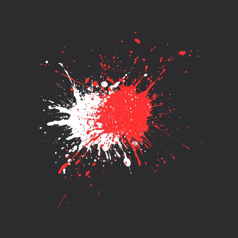 Impression abstraite d’éclaboussures de sang