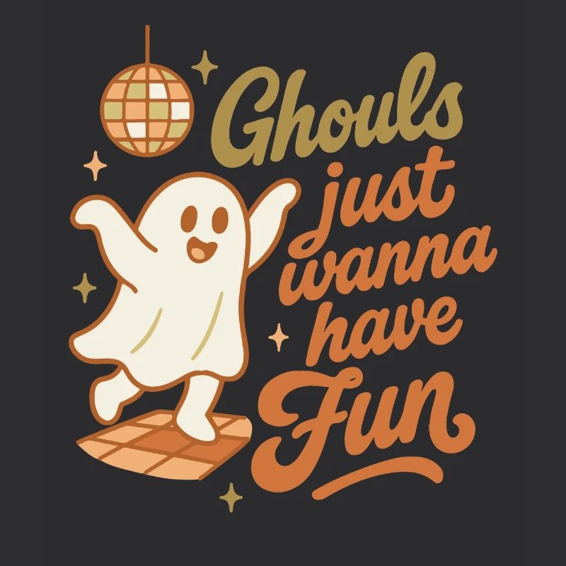 Les goules veulent juste s’amuser Conception d’Halloween