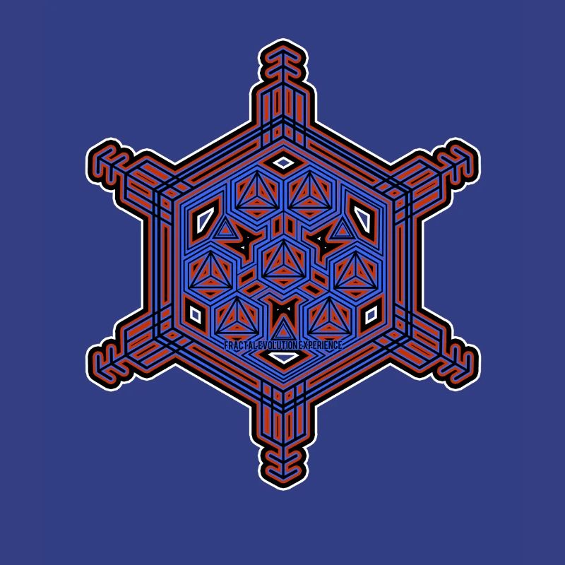Fractal Evolution Experience Star Hexagon Pattern