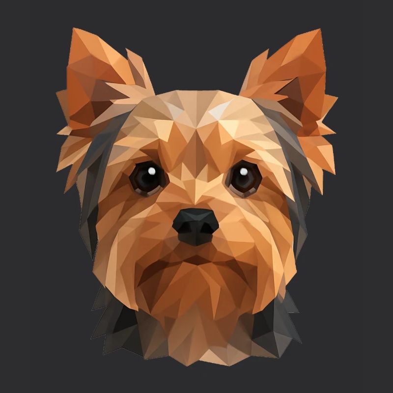 Mignon Yorkshire Terrier – Polygon Dog Design
