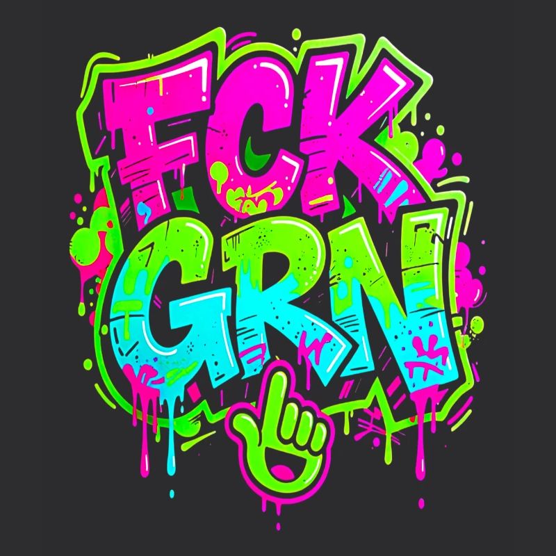FCK GRN Graffiti