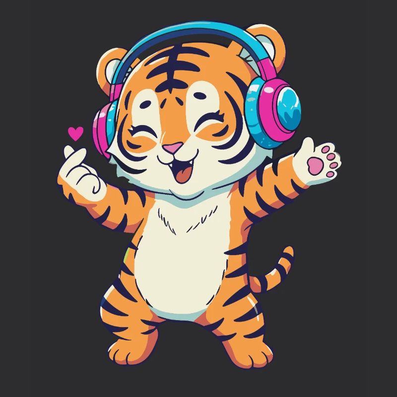 Tigre dansant de K-pop