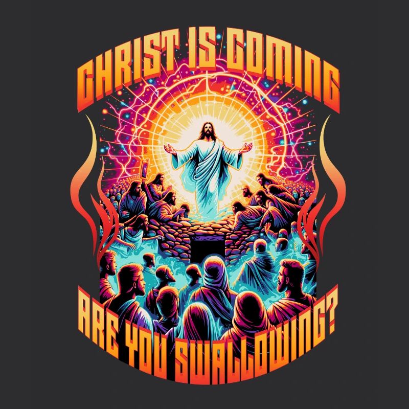 Le Christ arrive. Tu avale ? Inutilisable