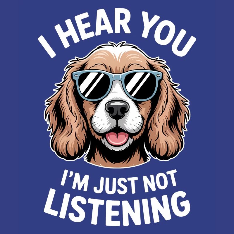 Cocker Spaniel faisant une blague Cadeau de cocker spaniel