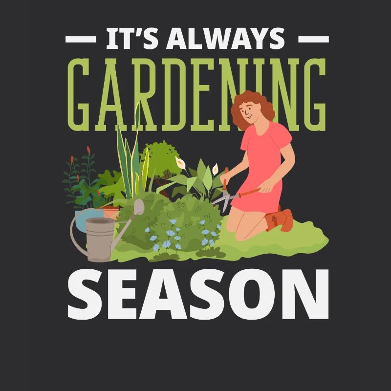 Immer Gartenarbeit Saison Lustiger Gärtner