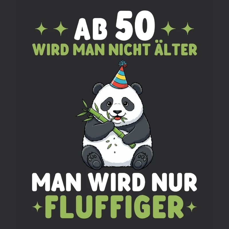 50. Geburtstag Panda - Man wird fluffiger