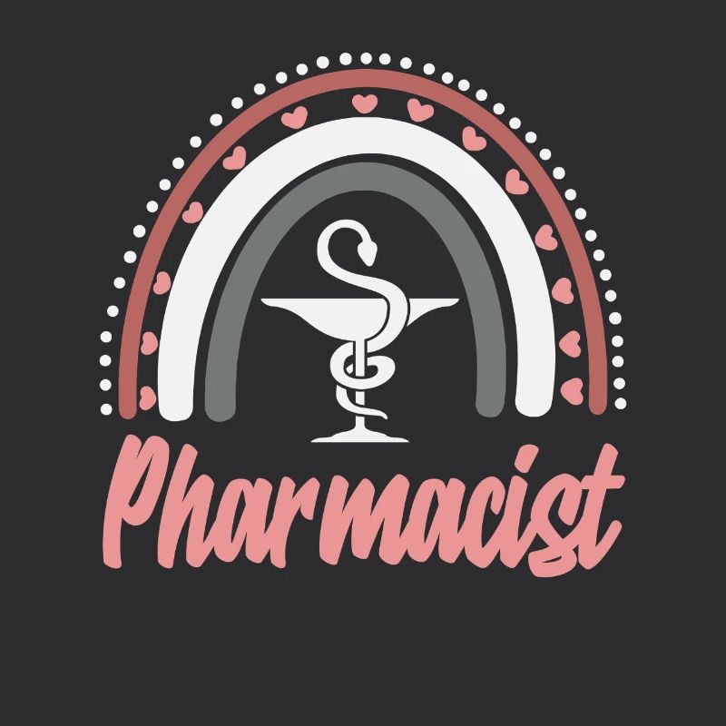 Boho Rainbow Pharmacist Pharmacy Technician