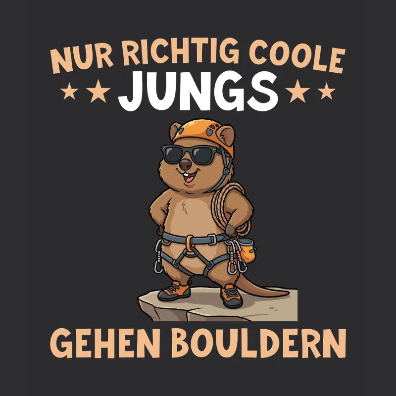 Cadeau de l’escalade Cool Guys Go Boulder
