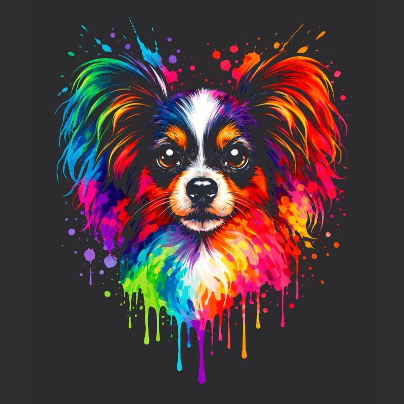 Papillon | Zwergspaniel Pop Art