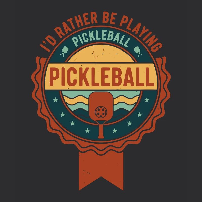 Pickleball Id Rather Be Playing Funny Player Love