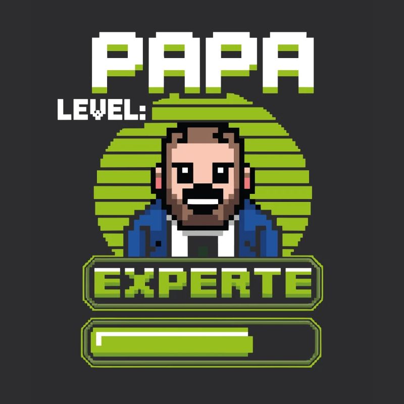 Gamer Papa Level Experte Design