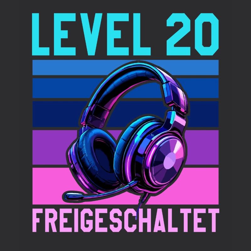 20. Geburtstag Junge Mädchen Gaming Level 20 Jahre