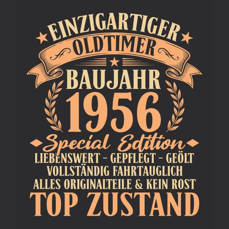 1956 Baujahr Oldtimer 70. Geburtstag Geschenkidee