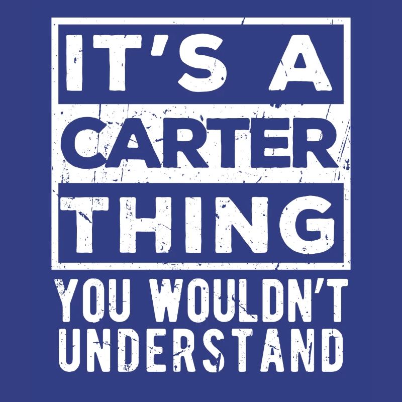 C’est une chose Carter que tu ne comprendrais pas