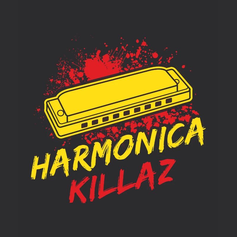 Funny Harmonica Player Killaz Harmonica