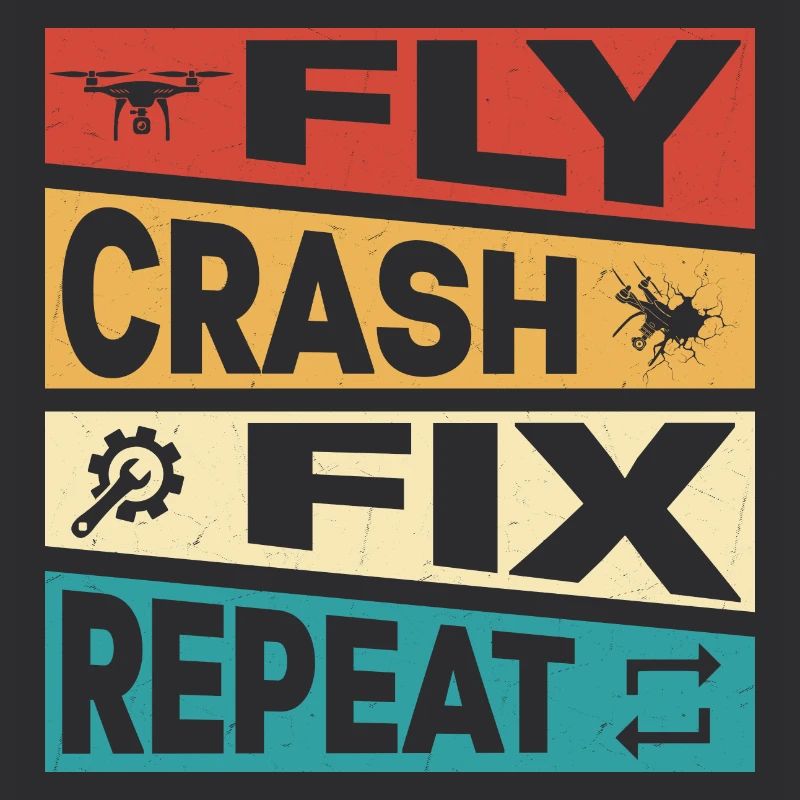 Fly crash fix Répéter le pilote de drone de vol RC
