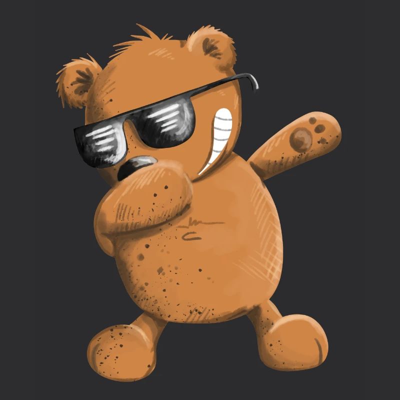 Dabbender BraunbärI Dab Dance Tiere I Dabbing Bär