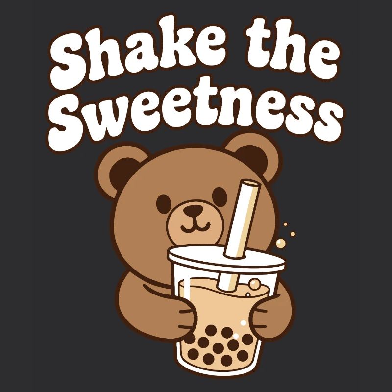 Kawaii Bär mit Bubble Tea