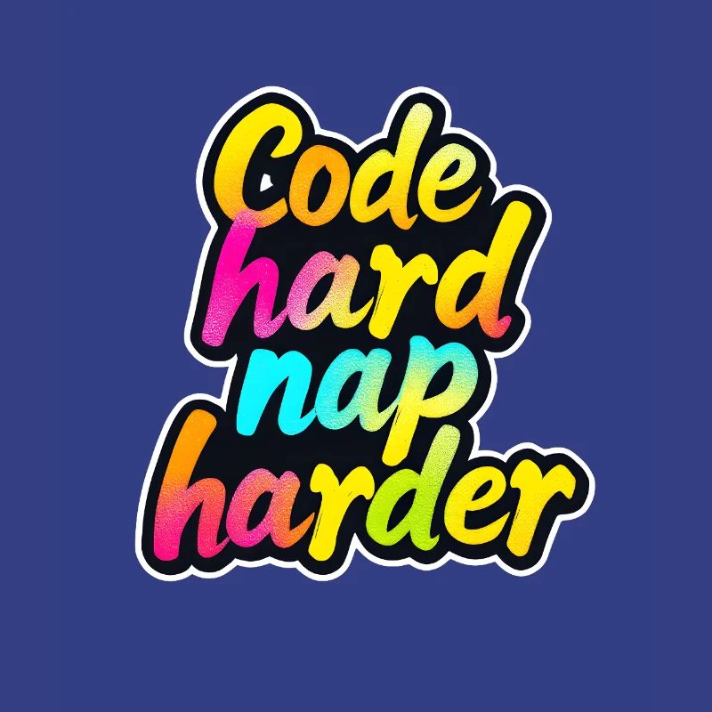 Code Hard Nickerchen Härter Lustiger Programmierer Tee