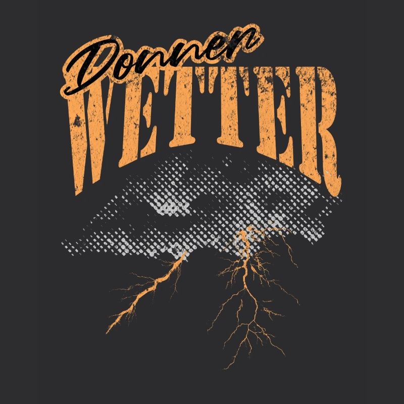 Orage, météo, conception graphique