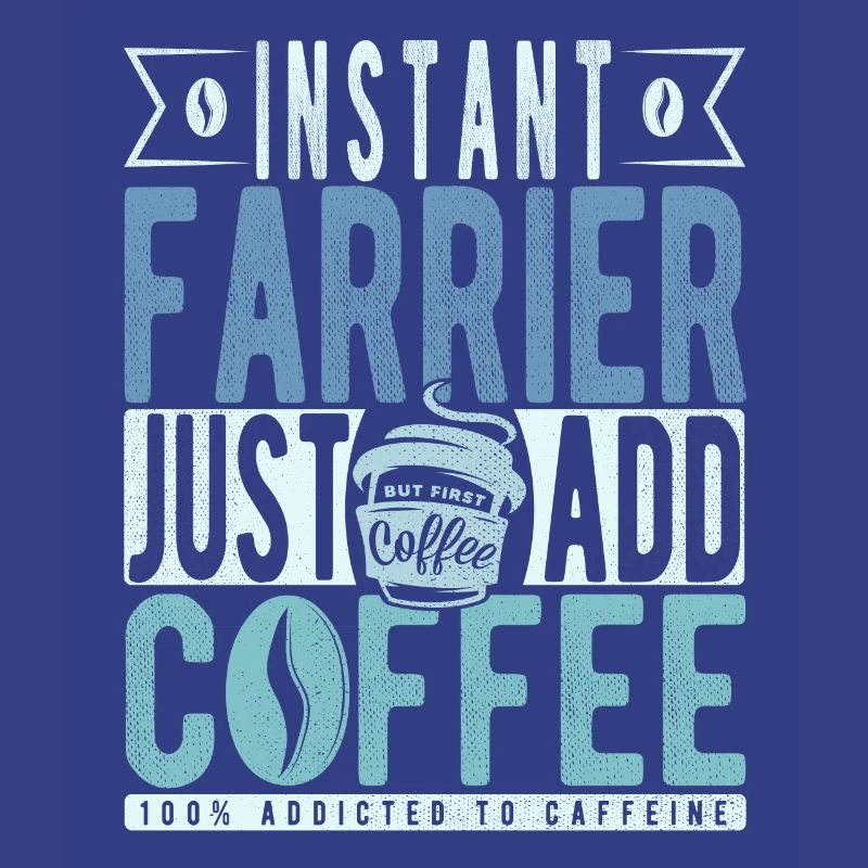 Maréchal-ferrant instantané Il suffit d’ajouter du café