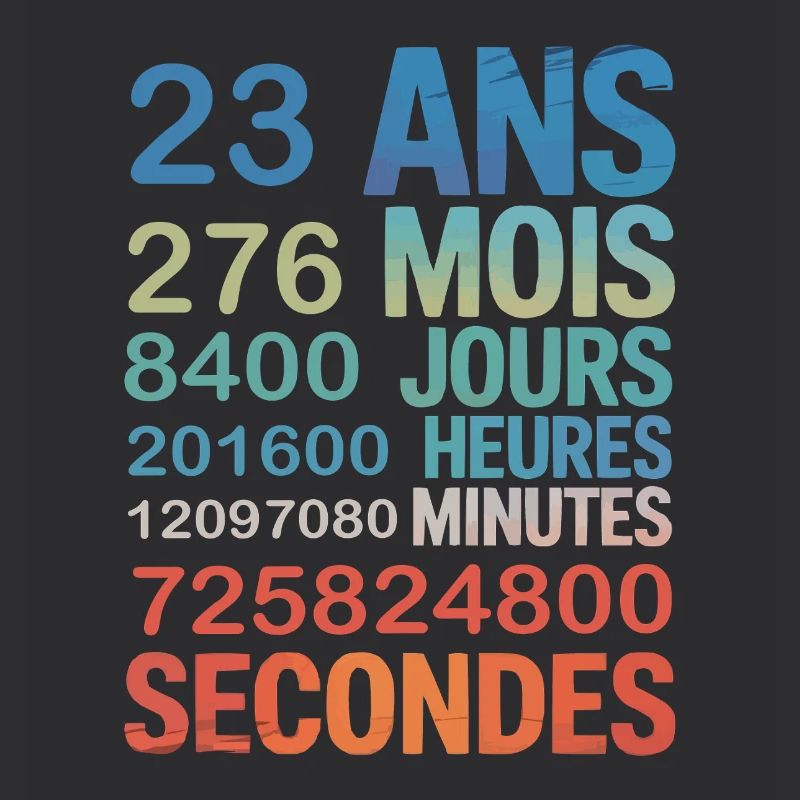 23 ans de vie – chaque seconde compte