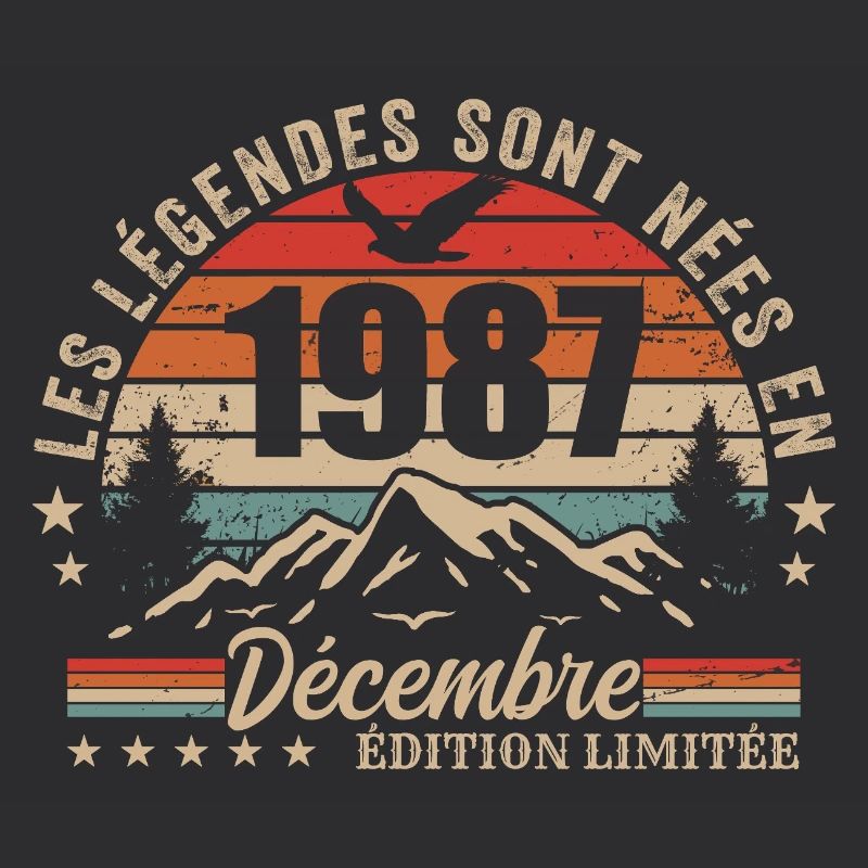 Retro December 1987 - 38 Years Gift
