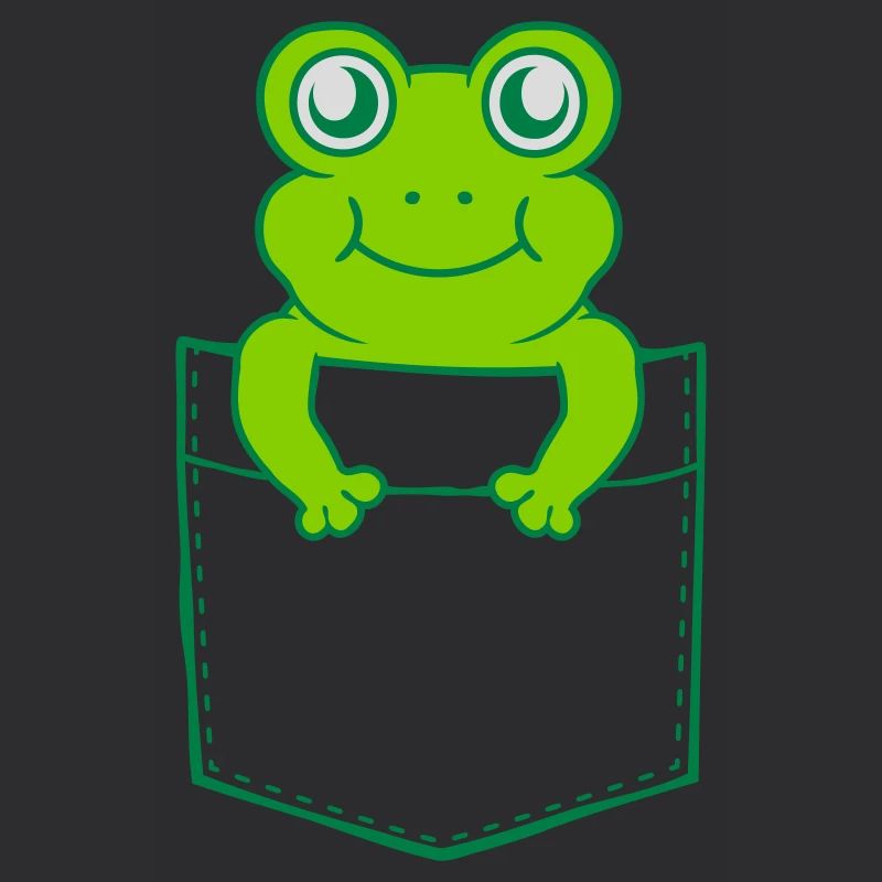 On the go Shirt Bag Frog Comic