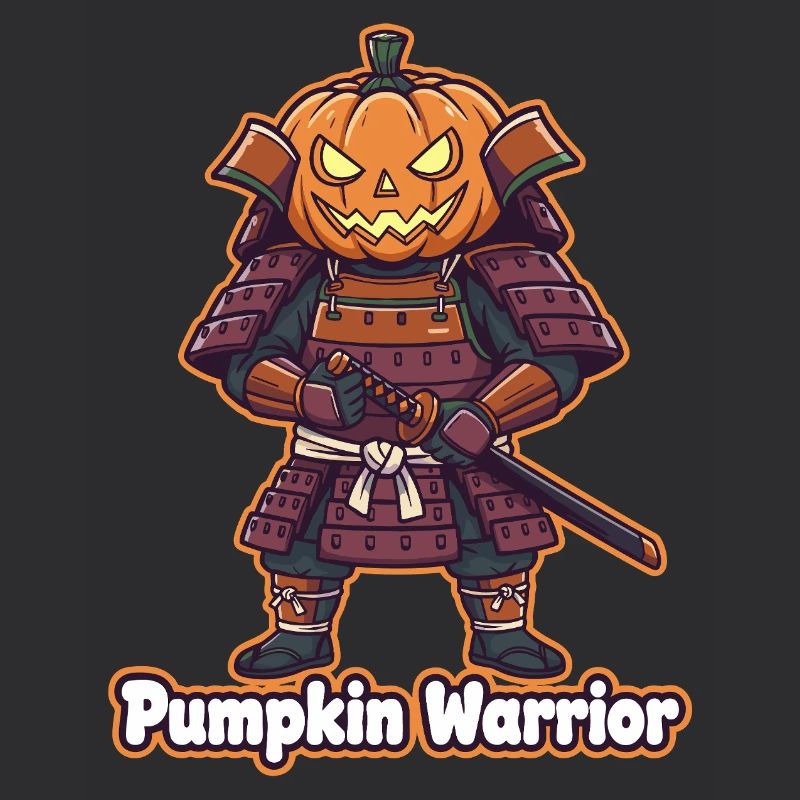 Pumpkin Warrior im Samurai Armor
