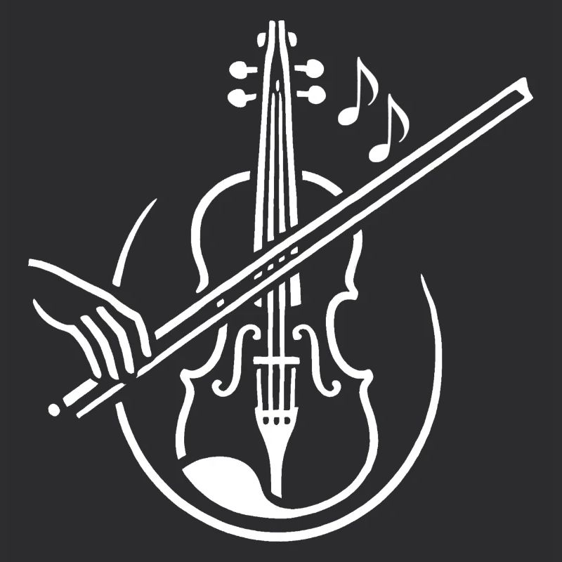 Violin with bow