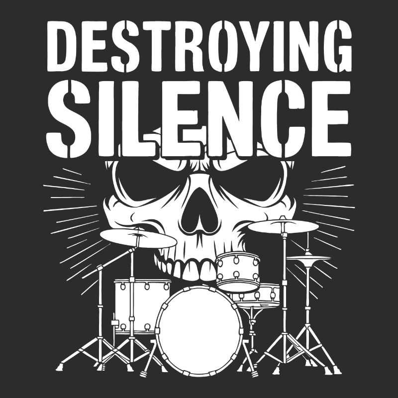 Drums Drummer Destroy Silence Rockband