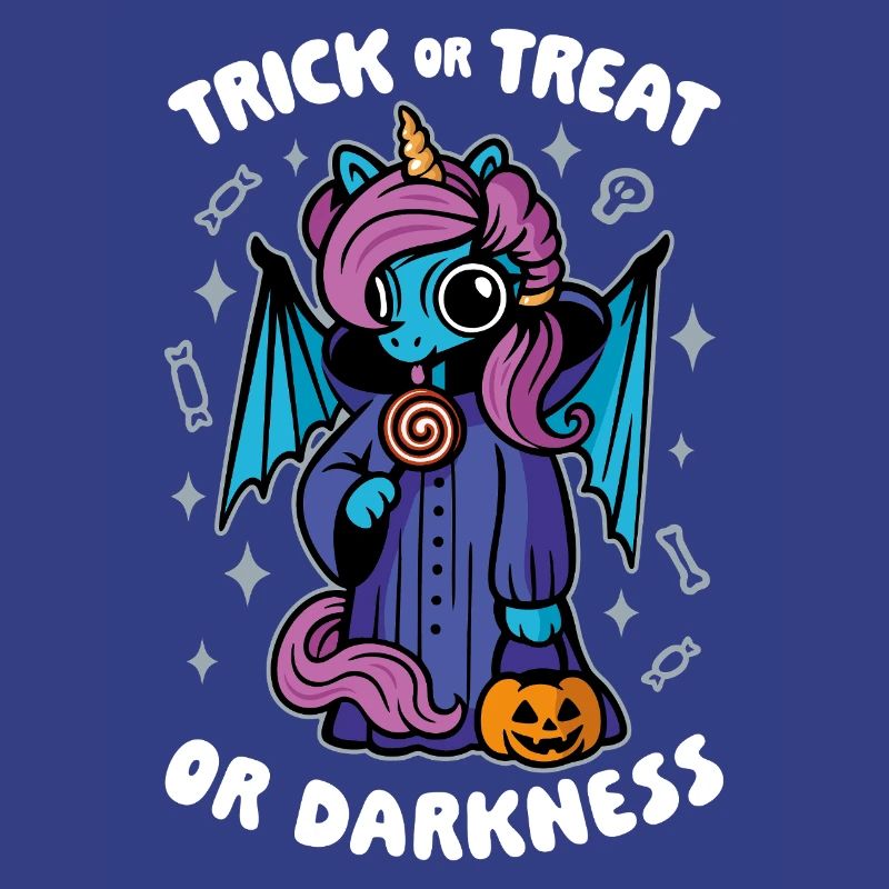 Dunkles süßes Einhorn - Süßes oder Saures oder Dunkelheit