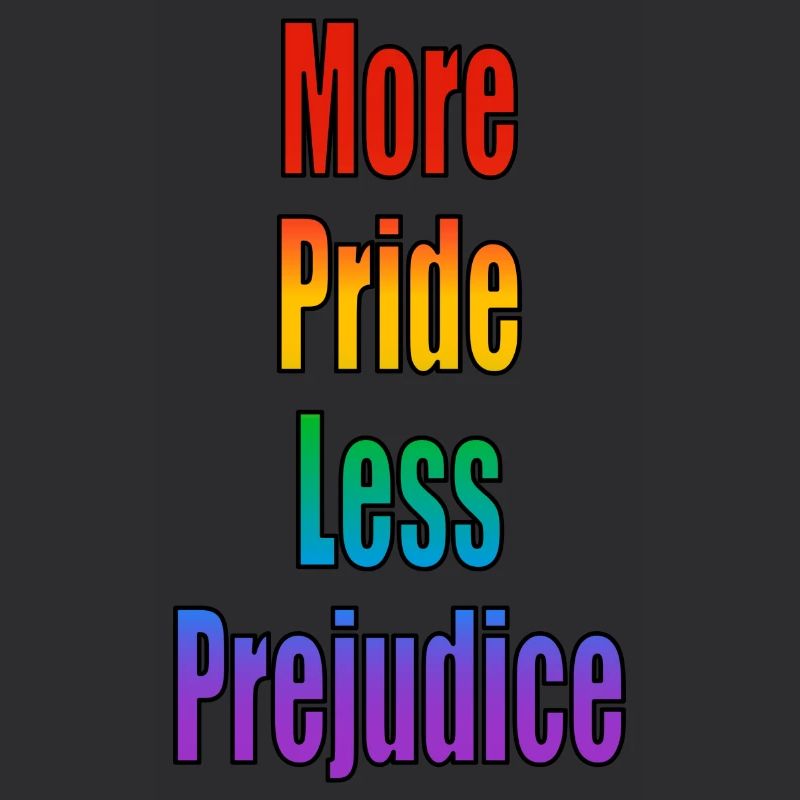 More Pride Less Prejudice rainbow