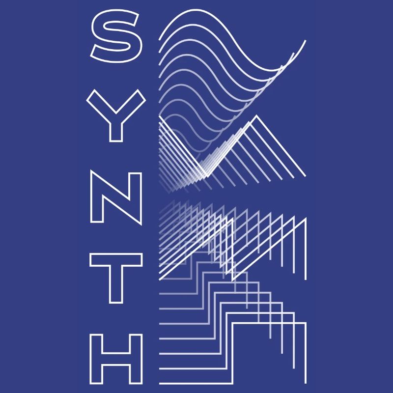 Synth Waveform Audio Analog Design Modular Gift
