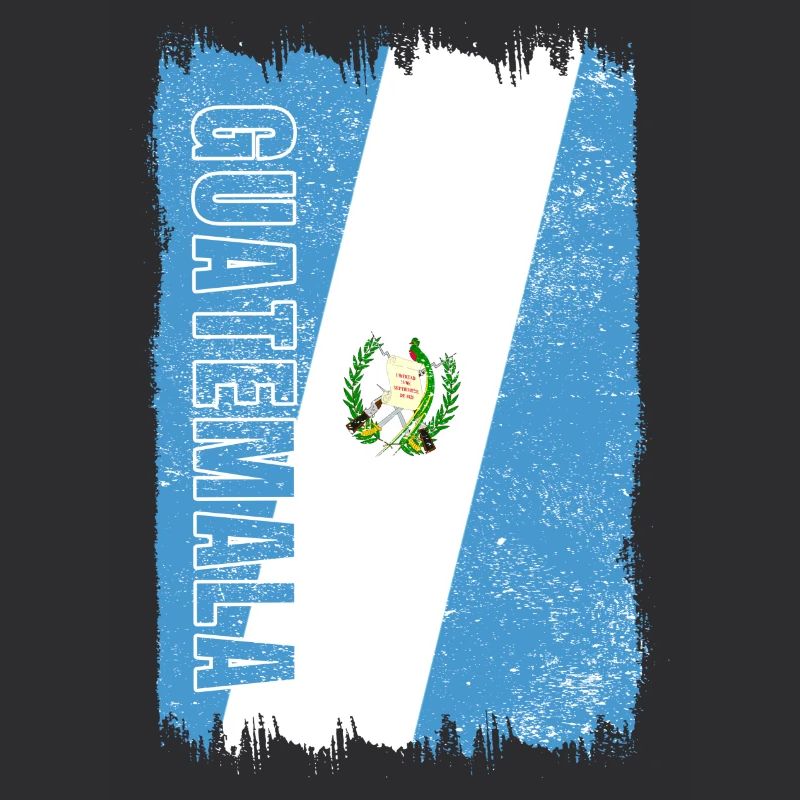 Drapeau vintage du Guatemala