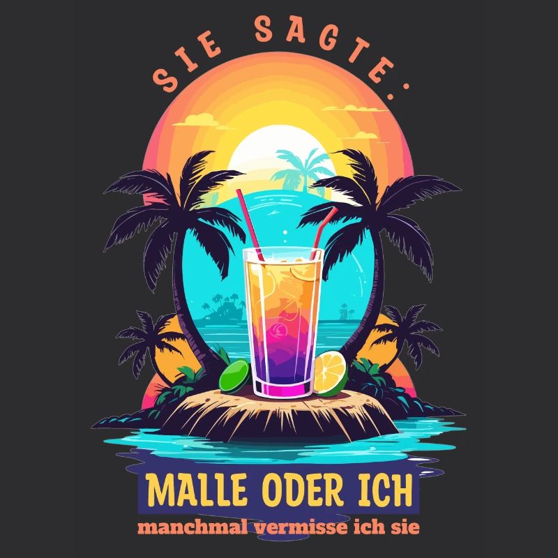 Sie sagte. Malle oder ich